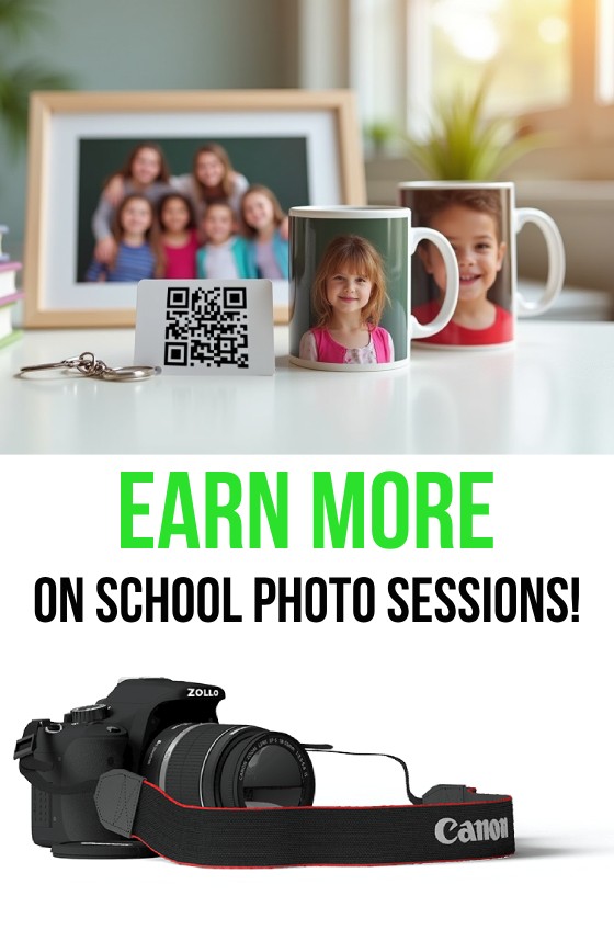 Want to earn more from school photo shoots? Contact us and try a new way to earn money from school and other photos of various events!