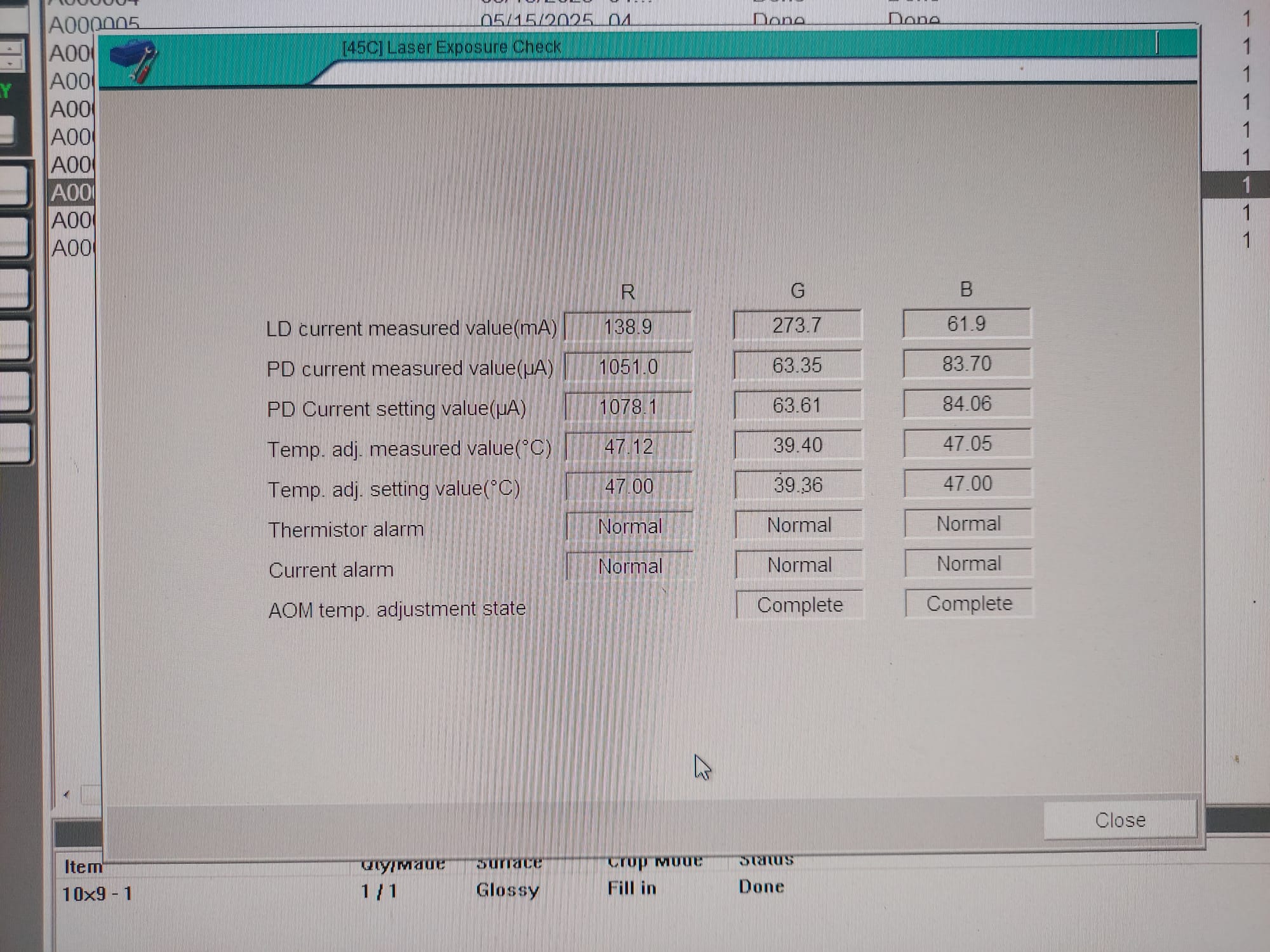 FUJIFILM FRONTIER LP5700 PL2025