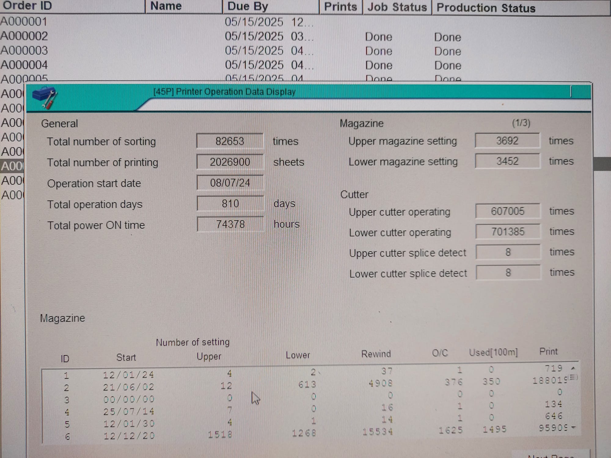 FUJIFILM FRONTIER LP5700 PL2025